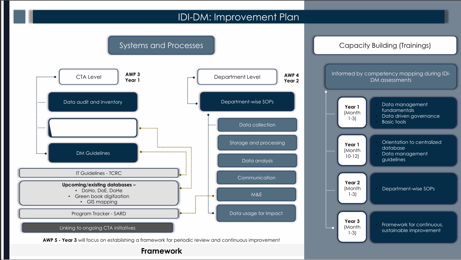 IDI-DM Improvement Plan